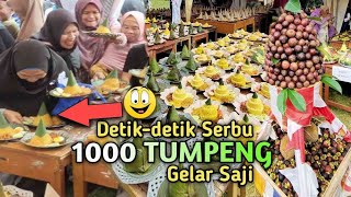 Gelar Saji 1000 Tumpeng Desa Gunung Karamat