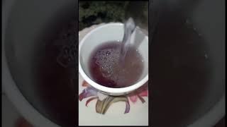 Hibiscus flower tea/ Herbal tea /#viral #shorts #youtubeshorts #tea #hibiscus #ytshorts