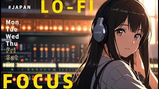 【Lo-Fi Music】Focus on work | 專注工作.讀書🎵 [純音樂]治癒.放鬆.舒眠.專注🌷