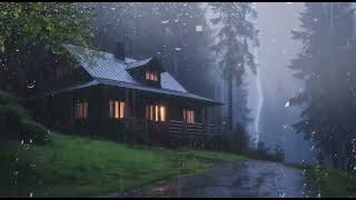 ASMR Rain and Thunder: Soothing, calming rain sounds. COZY