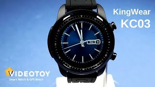 Смарт часы KingWear Smartwatch KC03 круговой обзор