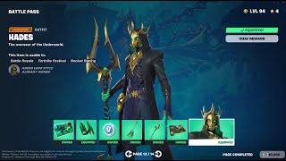 Fortnite | Battle Pass Reward | Page 13 | Hades | Outfit Unlock | View Styles | Chapter 5 Season 2.