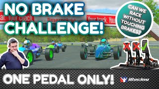 CAN I DO IT? No brakes for the whole TOP SPLIT race and quali?? | Formula Vee at Lime Rock | iRacing