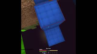 Bedwars 3 Block Extension In 3rd Person?? (hypixel) #Shorts