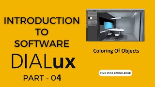 17) Mastering Lighting Design: Episode 17-Coloring Of Objects in Dialux Evo #dialuxevo #dialux