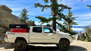 Off-roading at Black Mountain Trail (2E35) near Idyllwild, CA in Toyota Tacoma TRD Sport