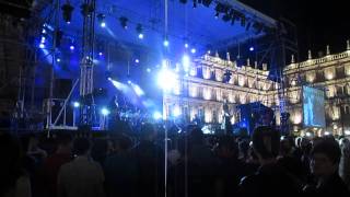 K-ØS - "Madre" - en la Plaza Mayor de Salamanca