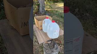 270Win double milk jug test #goviral #winchester #browning #gunsafety #firearmstraining #ytshorts