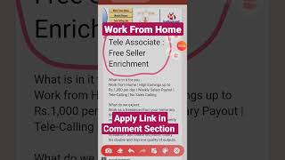 Work From Home Any Graduate Can Apply|| Part Time Job In IndiaMart 2023 #workfromhome #parttimejob