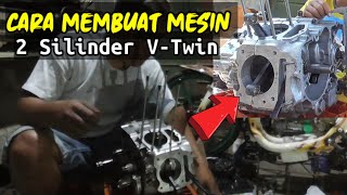 MESIN 2 SILINDER V TWIN TIGER INI UKURANNYA...