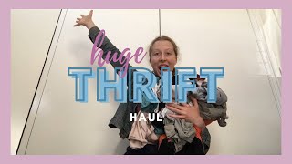 massive thrift haul + try on :)