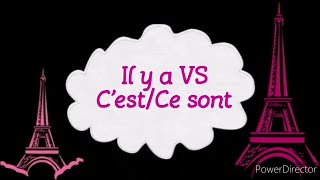 C'È/ CI SONO in francese: IL Y A e le differenze con C'EST/CE SONT - Lezione 16