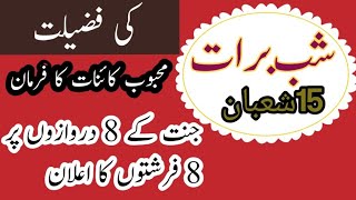 shab e barat|| 15 shaban ki fazilat|| 15شعبان کی رات||molana muhammad khan