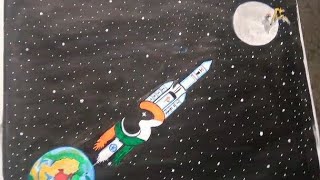 Chandrayaan 3 Drawing| How to Draw Chandrayaan 3 Very Easy Step by Step🚀