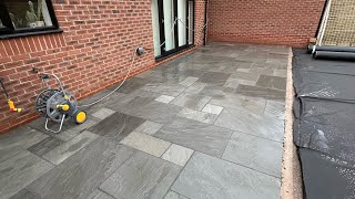 Step by step guide of how to grout up your patio! This will last forever!