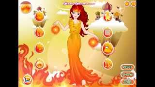 How to Play  Fire Princess Dressup Shockwave Girls Games