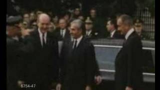 HIM Mohamad Reza Shah Pahlavi & President Johnson