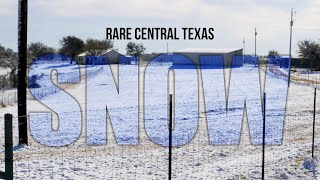 Uhland Texas Snow - December 8, 2017 - 4K