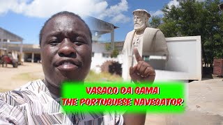 Statue Of Vasco Da Gama The Portuguese Navigator Who Brought Slavery In Mozambique