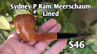 Sydney P Ram Meerschaum Lined