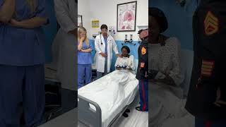 Navy lieutenant delivers difficult news to mother in hospital #navy #military #mother #shorts #short