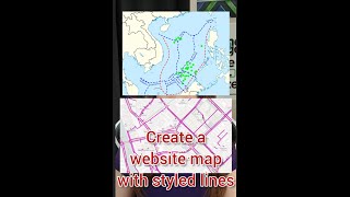 Custom Line Styling for Website Maps