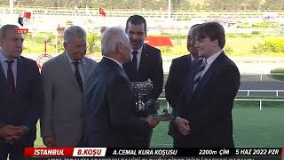 A. Cemal Kura Koşusu Kupa Töreni - 05/06/2022 İSTANBUL 8. Koşu