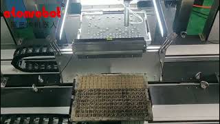 Automatic Pick and Place from Vibratory Feeder to Tray by Delta Robot(spider robot)