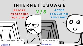 What it Feels Like Using Internet After exceeding FUP Limit  |Pavansaikodanda