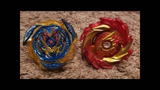 Beyblade Burst Battle: Brave Valtryek V6 Vs. Evo Hyperion Flamebringer H6