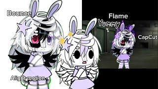 Bounce and flame effect//Tutorial//Alightmotion & CapCut//gacha//#Tutorial #gacha #fyp #gachalife