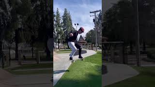 Skater touches grass #skate #shorts #skateboard