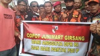 Komandan Koti MPW Kecam Keras, Desak Ketum PDIP Pecat Junimart Girsang