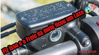 Freio da Moto Ficou um Luxo.