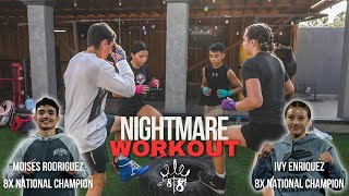 NIGHTMARE WORKOUT! High Level Boxers Push Limits In The Desert Sun!