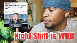 Nurse Runs Car Off Parking Deck Because She Was Tired | Dangers Of Night Shift |