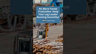 No More Forest Frustration: Keep Your Log Loader Running Smoothly #loggingequipment #logloader