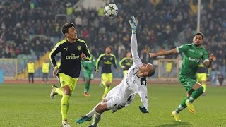 Ozil Puskas Award Goal vs Ludogorets 2016