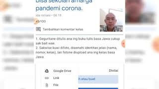 Tutorial mengerjakan tugas dan menyerahkannya ke Google Class