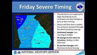 NWS Atlanta Weekly Weather Briefing (May 5, 2022)