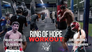 This Is NEXT LEVEL! SOUL CRUSHING Boxing Workout At Ring Of Hope!