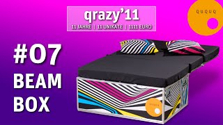 QUQUQ Campingbox | qrazy’11 Aktion | Schnapp Dir jetzt die #07 BEAM BOX