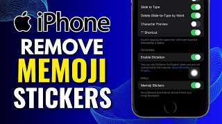 How to Remove Memoji Stickers iPhone Keyboard (2024)