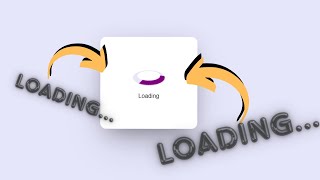 CSS 3 Loading... effect | Website ANIMATION HTML & CSS 3 |