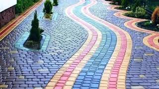 creative puff tiles design ideas for road