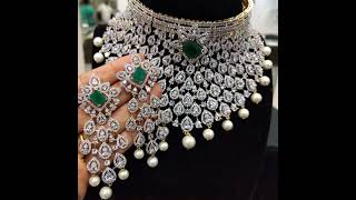 Diamond necklace designs |latest models 2021| trendydelights