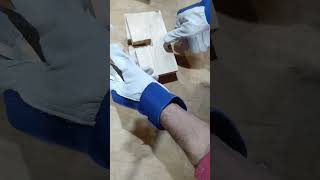 tried to capture the sound of breaking wood .#satisfying