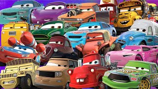 Looking For Disney Cars Lightning McQueen, Wrong Head Disney Cars, Doc Hudson, Sally Carrera, Bobby