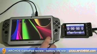 ARCHOS GamePad review: battery life test