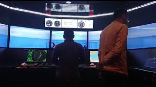 Uji Coba Bridge Simulator, Maritime Simulation Training